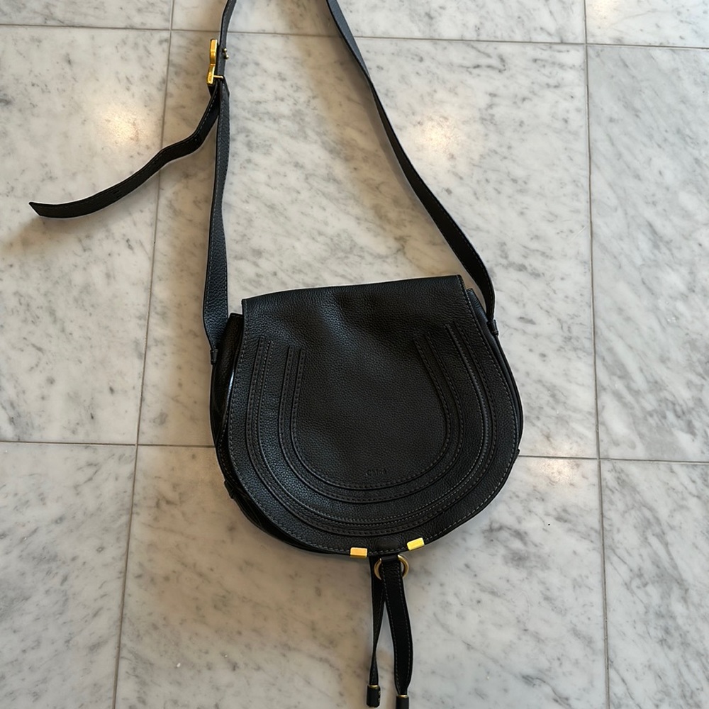 Chloe Marcie medium saddle crossbody bag